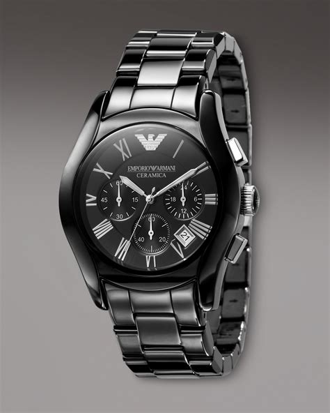 Emporio Armani watches black ceramic